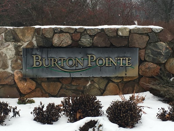 Entrance to Burton Pointe