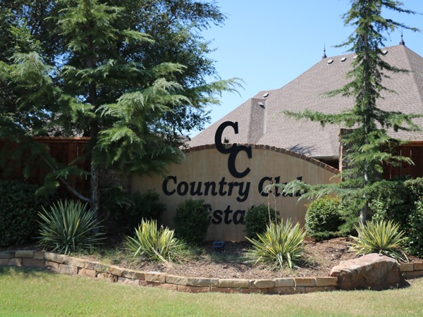 Country Club Estates is a secluded neighborhood in Newcastle 