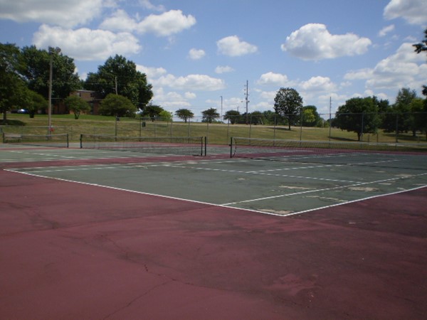 Our well-loved tennis court at CICO Park