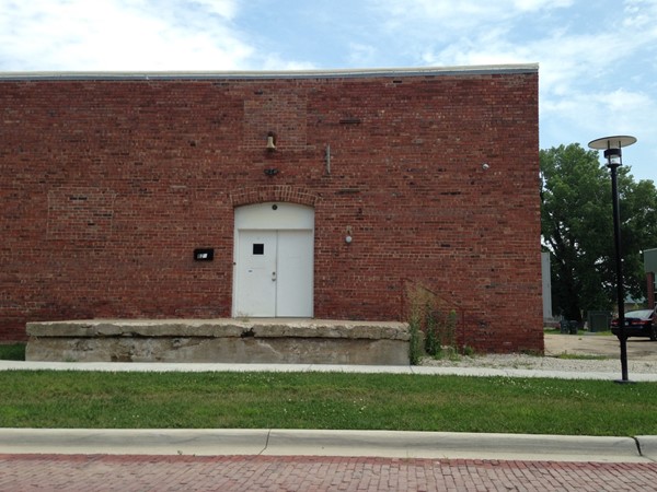 Historic brick building in the Warehouse Arts District in East Lawrence