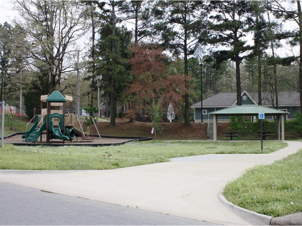 The playground and picnic area are a favorite picnic spot for local homeowners