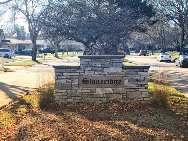 Stoneridge subdivision at the Square Lake Road entrance 