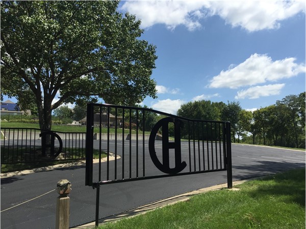 Newly installed gates to the community common area 