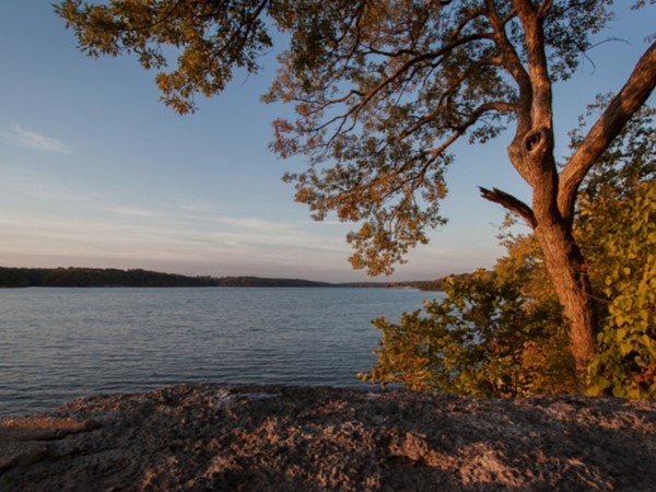 Serene shores: where nature's beauty meets tranquility at Lake Jacomo