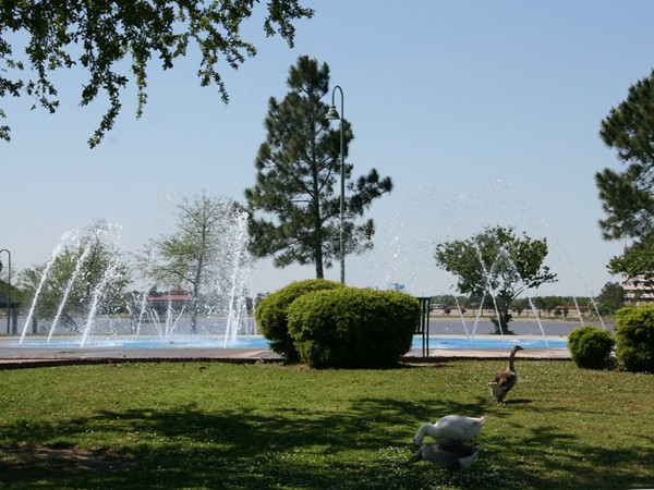PPG Fountain at the Lake Charles Civic Center