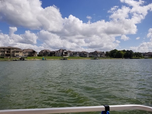 Life is always a little bit better on a boat at Creekmoor Subdivision, in Raymore, Missouri