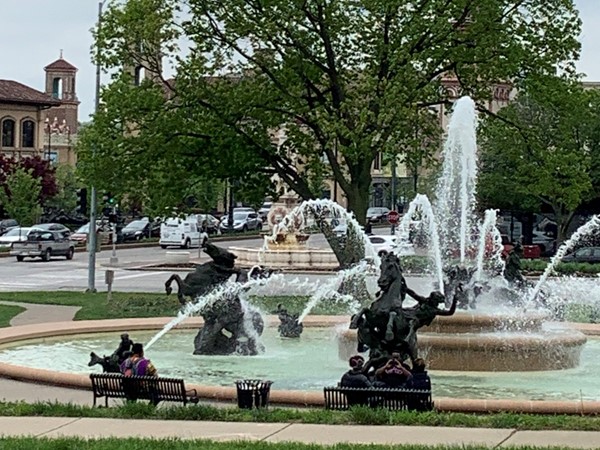 It’s fountain time in Kansas City