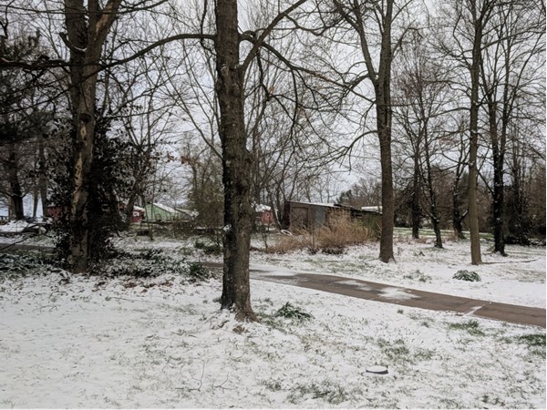 Ozark snowfall on April 7, 2018. Weather here can be beautiful and unpredictable at the same time