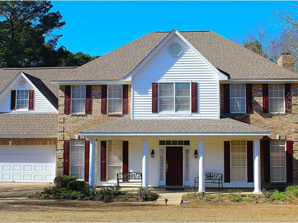 Traditional homes like this beauty can be found at Hartford Place in West Monroe