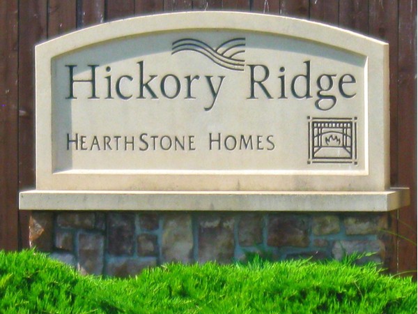 Welcome to Hickory Ridge Subdivision