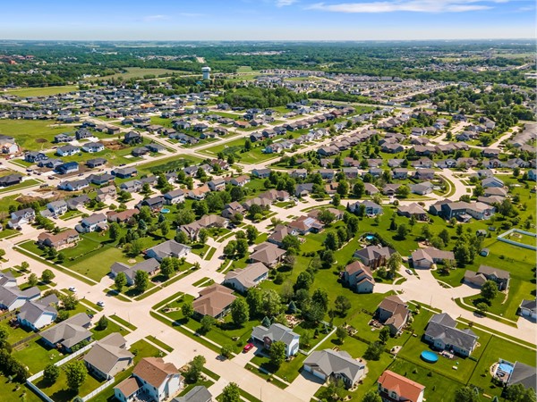 The established and growing Meadows Subdivision in Cedar Falls 