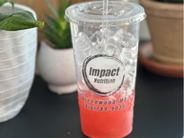 Proof that summer vibes can come in a cup. The Watermelon Cooler from Impact Nutrition in Greenwood 