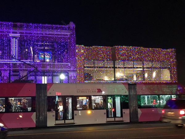 Automobile Alley has great food, Christmas lights and a new street car