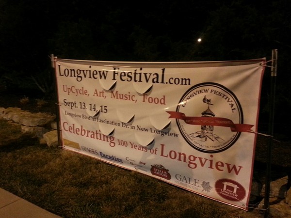Longview Festival Sign