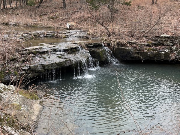 Haskell County waterfall in Southeastern Oklahoma