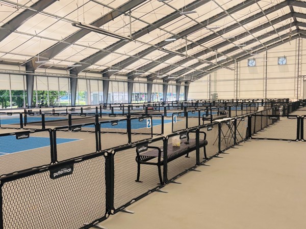 Indoor pickle ball is a great asset to the community! It's by the old Point Mallard Ice Complex