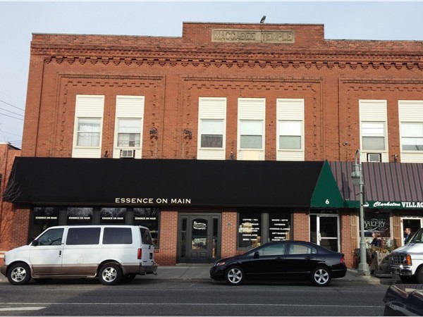 Essence on Main and the Clarkston Village Bake Shop in the historic MacCabee Temple
