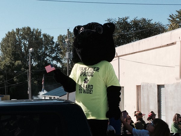 North Platte Mascot at the Pioneer Days Parade 