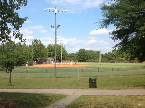 Ball field located by Multi Service Building