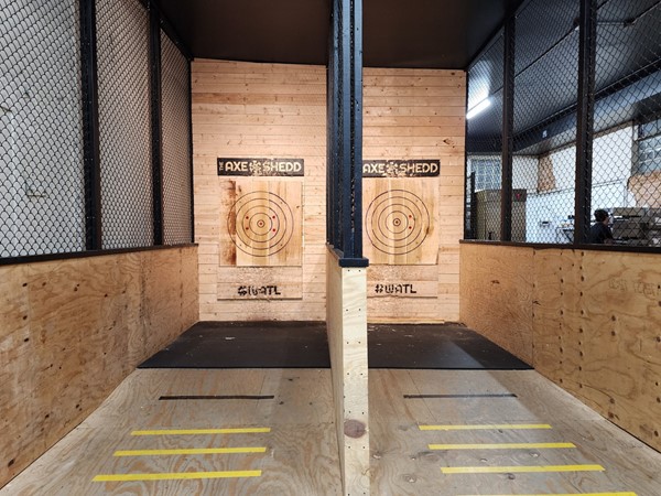 The Axe Shedd venue for axe throwing in Emporia, KS