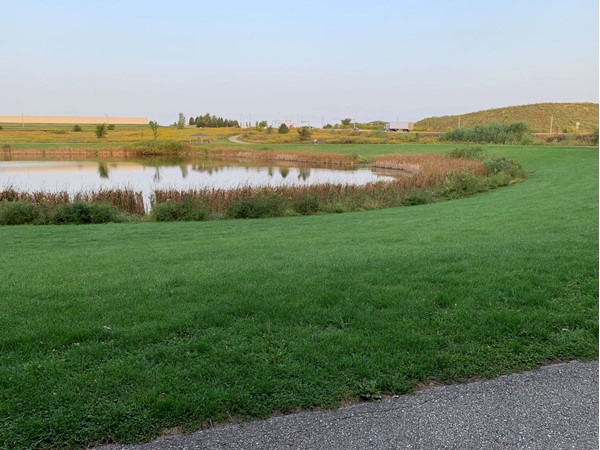 Prairie Lake is great for fishing, biking, and walking