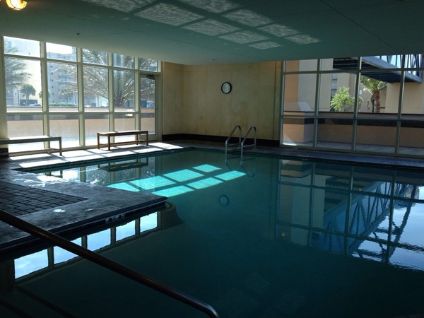 The indoor pool at Crystal Tower