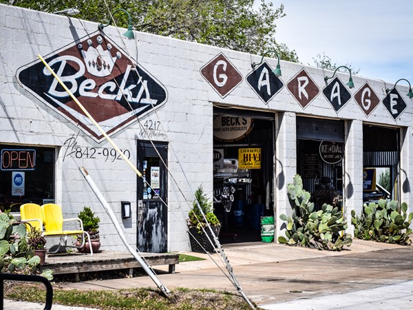 Beck's Garage is one of OKC's best all around auto shops. Tires, mechanical, custom and cool