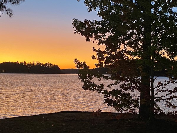 Beautiful Lake Martin sunset. 