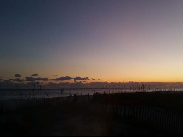 Great Sunset on Perdido Key Beach 