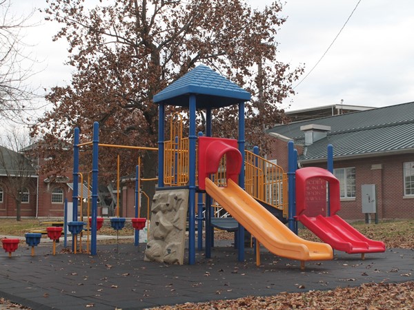 Perfect place to play, this playground is located on the Missouri State Fairgrounds