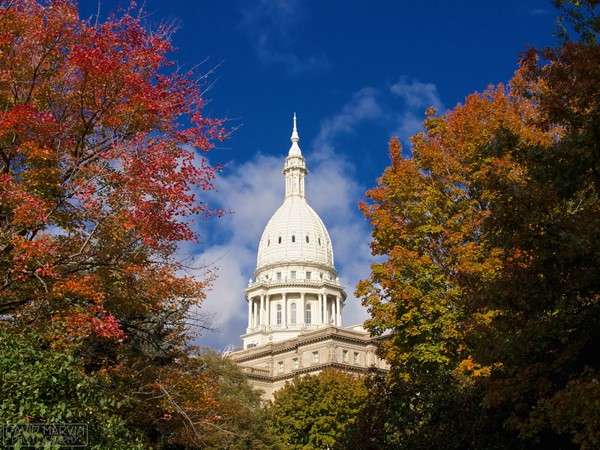 Lansing Capital in the fall