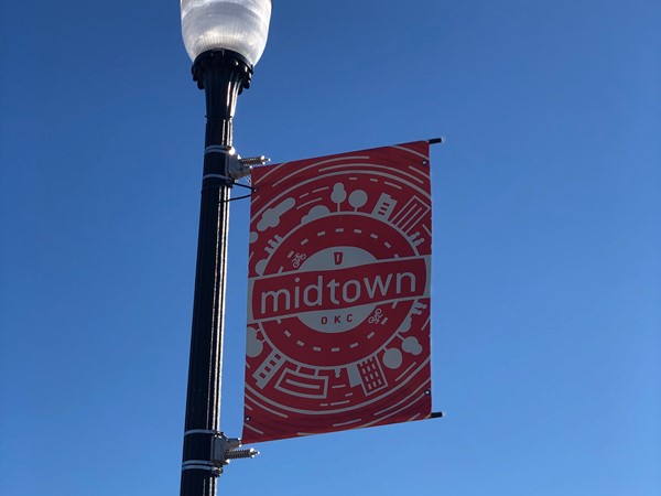 Love the new flags surrounding the Midtown district