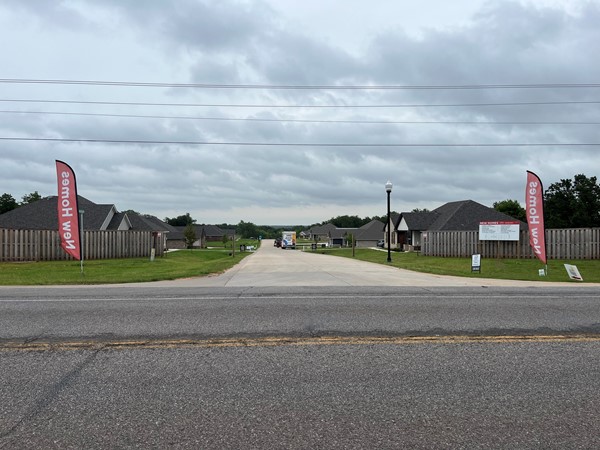 Mayberry Addition has new homes starting in the $350's, 3/4 acre lots, semi-custom, smart homes 