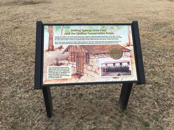 Boiling Springs State Park offers several brief history lessons about how the park came to be  