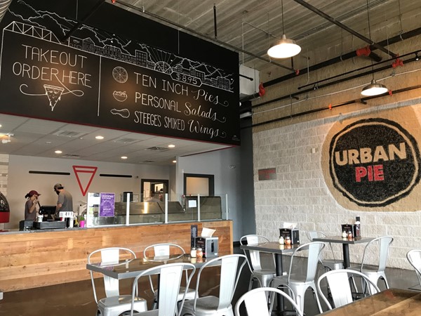 Urban Pie on State Street in Cedar Falls. A fresh, fun, and fast stop for some of the best pizza