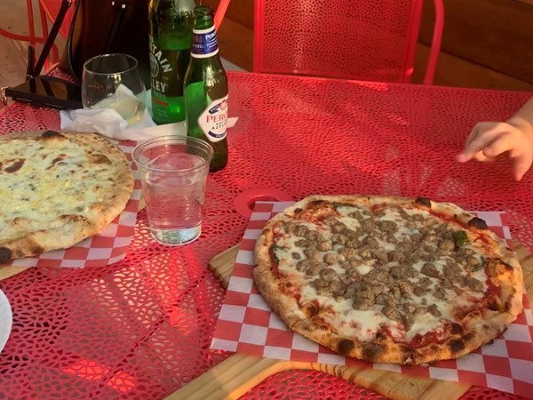 Campfire, in Shoppes At Cheyenne, makes magic in a wood-fired pizza oven, save room for gelato!