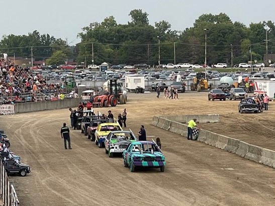 Fun time at the Demolition Derby at the Monroe County Fair