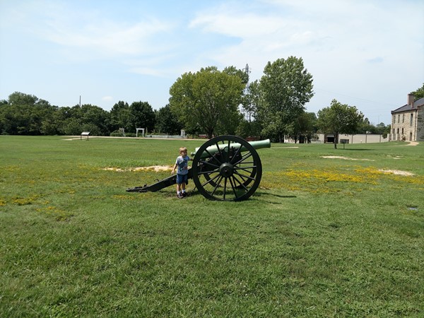 Cannon at Fort Smith National Historic Site