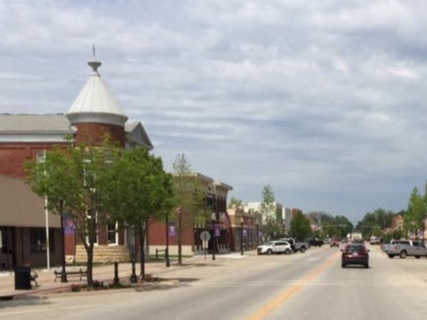 A view of downtown Sterling, located in Rice County 
