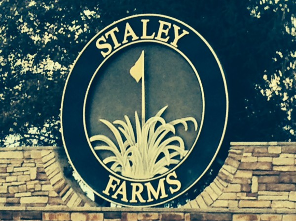 Entrance to Staley Farms.