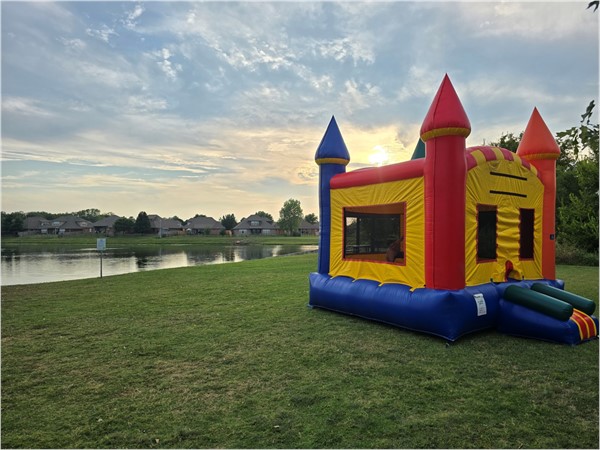 Bounce House at the 2025 Block Party
