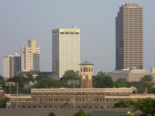 View of Little Rock skyline from Virginia Heights Development