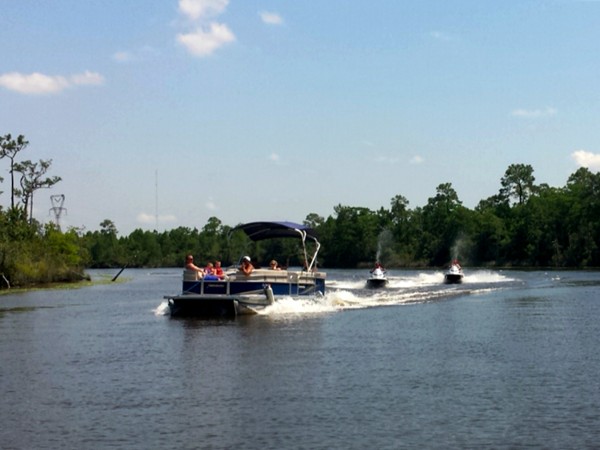Boating on the Biloxi River