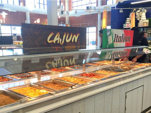 Uptown Grocery offers a great variety of hot, prepared food
