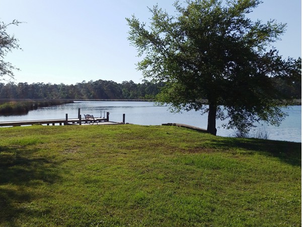 Beautiful Fort Bayou meanders throughout Ocean Springs and empties into the Gulf of Mexico