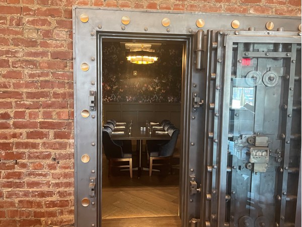 Private dining at The Bistro in downtown Parkville, MO.  How cool is this?