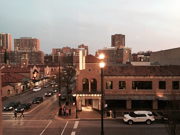 View from Cooper's Hawk Winery & Restaurant on the Plaza