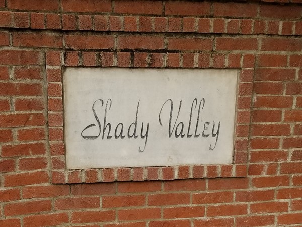 Shady Valley entrance. Beautiful established neighborhood in the northwest part of Conway