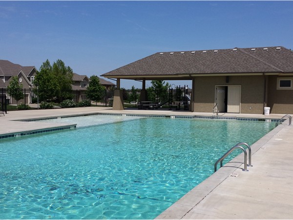 Ready for a refreshing dip in the Prairie Brook subdivision pool?