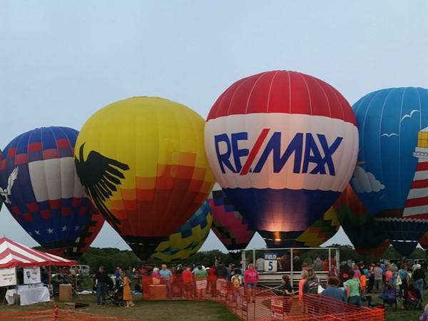 Greater Lansing Balloon Festival, last weekend of August at Hope Sports Complex